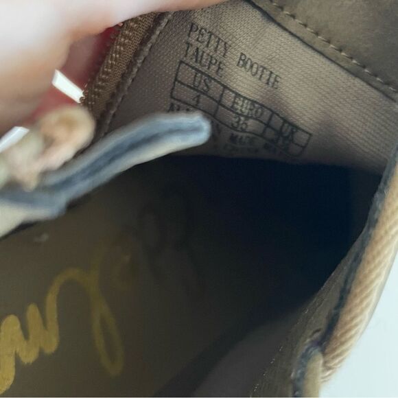 🚨4/$25 Sam Edelman Petty Bootie Taupe Ankle Boots Size 4 - Picture 7 of 8